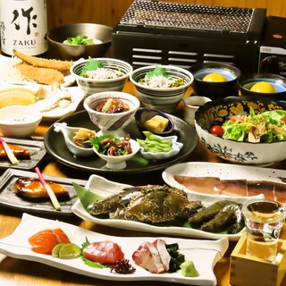 団体宴会などにぴったりな海鮮を満喫できるコースがおすすめ