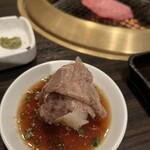 SATOブリアン - 大根おろしを巻いて