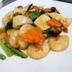 中華ダイニング SCENT - 海老と甘栗のカキ油炒め