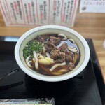 肉うどん いのうえ - 黒肉うどん 850円