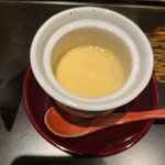 焼き鳥 幸羽 - 烏骨鶏の茶碗蒸し