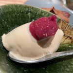 焼き鳥 幸羽 - 新生姜のジェラート