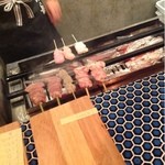 地鶏串焼Take Gu shi - 炭火焼は旨いです