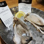 仙台ステーションオイスターバー - 牡蠣飲みセット　本日の真牡蠣