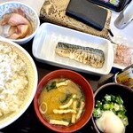 すき家 - 塩サバまぜのっけ朝食