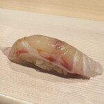 鮨 にし岡 - 和歌山シブ鯛(別名シロホシフエダイ美味しい)