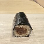 鮨 にし岡 - 干瓢巻き(じっくり三日かけて仕上げた無漂白かんぴょう柔らかくてさっぱり優しい味で美味しい)