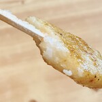 かなめ屋 - ごへーもち、断面！