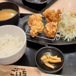 唐揚げ食堂 ごいち - ミニまんぷく定食（塩唐揚げ定食）