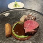 Florilege - 鹿肉、鹿肉コロッケ