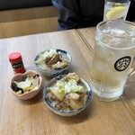 Sakaba Dai Ana - 大穴ハイボール、牛煮込み、お通しなど