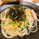 Cafe&Dining 七夜月 - パスタセット　鶏肉と柚子の和風パスタ