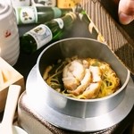 Ebina Washoku Arigatouya - 注文を頂いてから目の前で炊き上げる絶品釜飯。炊きたての美味しさをどうぞ。