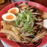 Ramen Kairikiya - 漆黒醤油味玉ラーメン