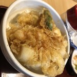 手打ちそば・うどん 松栄庵 - 海鮮かき揚げ丼