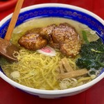 ラーメン桐生 - ロース唐揚げラーメン・塩（1320円）