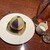 洋菓子 ぎをん さかい - 料理写真:手鞠　練り切りあんの中にいちじくのコンポートとチョコレートムースのマリアージュ