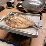 青山やまと - 干物も美味しい　温かくいただきました