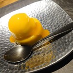 割烹 米三つ - ★マンゴープリンレモンソルベ★