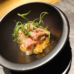 割烹 米三つ - ★外ももたたき海鮮松前漬け★