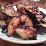 谷塚バル - 201308揚げ茄子バルサミコソース￥５００