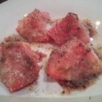 谷塚バル - 201308朝採りトマト香草パン粉焼き￥５００