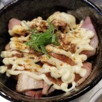 ボニートスープヌードルライク - 今日のつる飯「マヨチャーシュー丼」