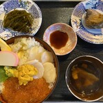 土浦魚市場 - いくら帆立ウニ丼　1500円