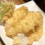 美食酒房 如意 - 深海魚、ギンポ の天ぷら