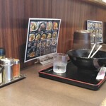 らーめん青竜 - カウンター席