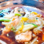 自然派中華 クイジン - 秋鮭・キノコ・旬野菜のサンマー麺