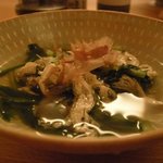 松 - 「みぶ菜」：京野菜のひとつ「みぶ菜」。東京生まれの夫が喜んでいた。