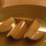 松 - 「玉子」：色々食べ比べて決めた福島のファームから取り寄せたもの。よく味が染みていました。