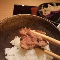銀熊茶寮 - 和牛ハンバーグ