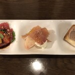 Supiedhino Fujji - 前菜３種