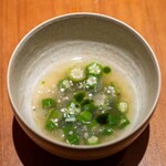 Himawari shokudou - 2023.10 オクラと発酵冬瓜のスープ