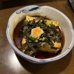 Bishoku Kakurega Hakata Tenkiya - 揚げ出し豆腐　九州醤油の甘さがしみます