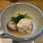 小料理屋 ぐり - お通し（つくねの煮物）