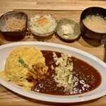 わたしの食卓 - オムハヤシ定食