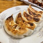中華 麺琢 - 先行　にんにく餃子　いきなりのにんにくパンチ！