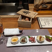 テッパン ル オムス - 本日の前菜五種盛り