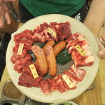 東京馬焼肉　三馬力 - 馬焼肉 ５点盛り合わせ 