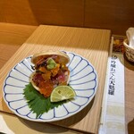 Tempura Umi No Sachi Tenkyuu - 海鮮最中。海鮮最中って何？と思ったら本当に海鮮最中でした。豪華で美味しい。