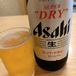 一福食堂 - ビール大瓶(アサヒ)