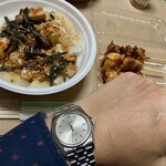 やきとりたけちゃん - お約束の(ww、左腕のお供と