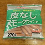 ディオ - 皮なしスモークウインナー 270g(税抜)198円 (2023.10.09)