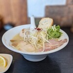 上気元　いただき - 鶏白湯(塩)＋味玉