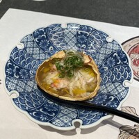 THE WASHIN by 上越やすだ - 蟹の甲羅蒸し 菊花餡掛け