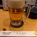ふじみや - 生ビール
