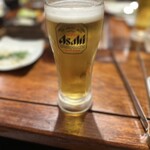 焼肉屋 幸三 - アサヒスーパードライ生ビール3杯飲みました。